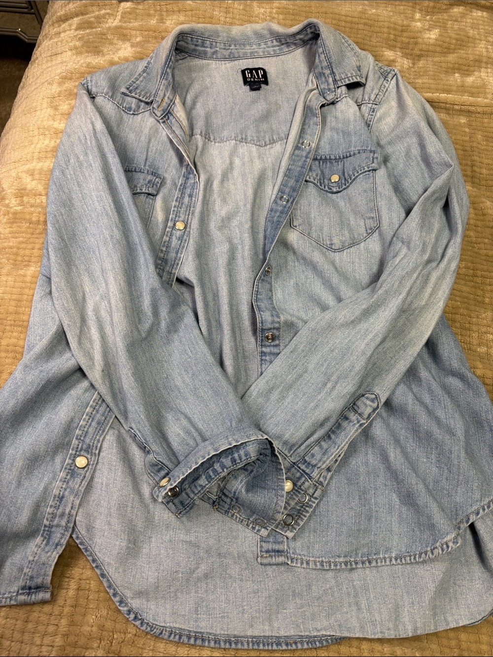 GAP Light Blue Denim Shirt